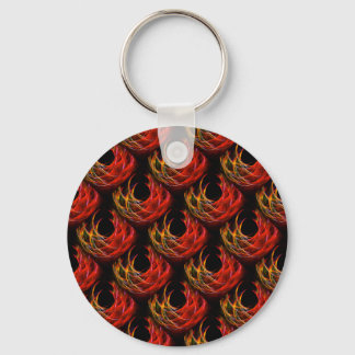Chaveiro Padrão de Arte Abstrata Elegante Boho Moderno Fofo