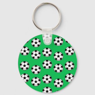 Chaveiro Padrão de bola de futebol engraçado