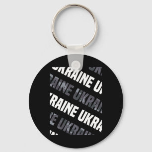 Chaveiro Padrão de Camuflagem Ucrânia Cinza Camuflagem