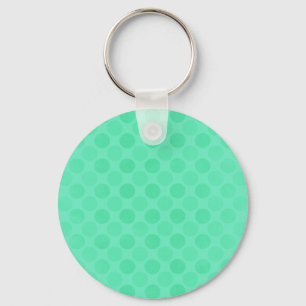 Chaveiro Padrão de círculos verdes com sombras retrorreflec