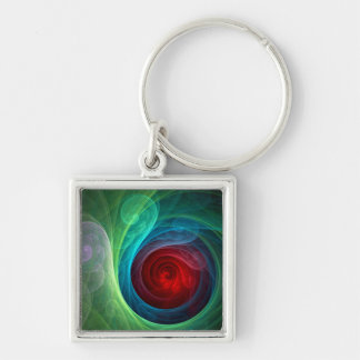 Chaveiro Padrão de cor de Abstrato de arte flexível de temp