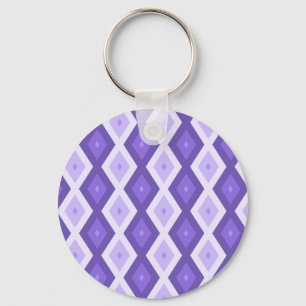 Chaveiro Padrão de diamante violeta