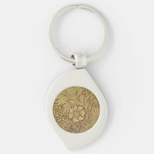 Chaveiro Padrão de Flor Antiga Marigold de William Morris
