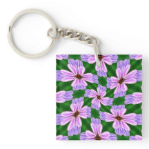 Padrão de Flores Rosa Cinza