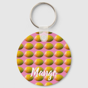 Chaveiro Padrão de Fruta de Mango para Vegetariano e Vegan