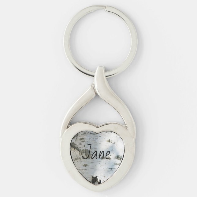 Chaveiro Padrão de latido de aves (Frente)