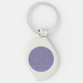 Chaveiro Padrão de lavanda personalizado