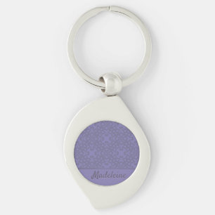 Chaveiro Padrão de lavanda personalizado