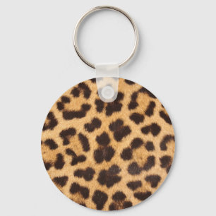 Chaveiro Padrão de Manchas de Pelo de Leopardo