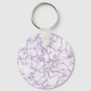 Chaveiro Padrão de Mármore Roxo