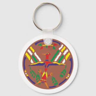 Chaveiro Padrão de Muster Indianer Nativo Americano