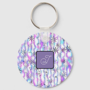 Chaveiro Padrão de Ondas Estrela Sonhadora Personalizado