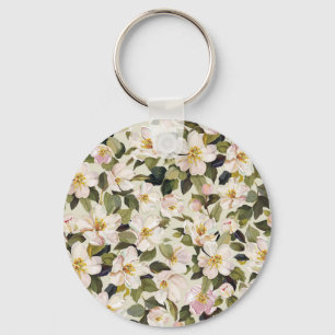 Chaveiro Padrão de Ramificações de Árvore do Flor primavera