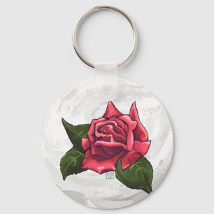 Chaveiro Padrão de Rosa