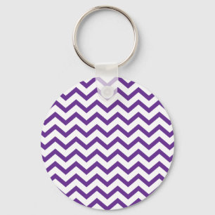 Chaveiro Padrão de shevron violeta
