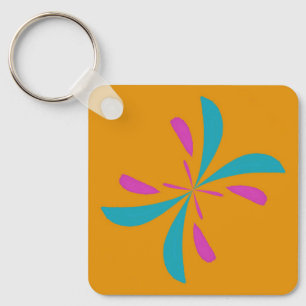 Chaveiro Padrão de voo da borboleta Abstrato simples