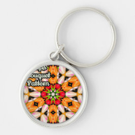 Chaveiro Padrão do Buquê Tulips