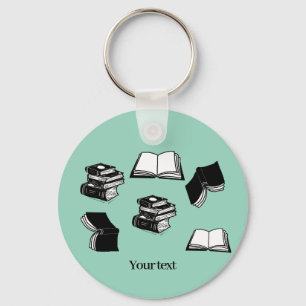 Chaveiro Padrão do livro de bibliotecas bibliófilas de livr