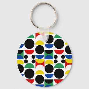 Chaveiro Padrão do século de Médio Bauhaus escandinavo