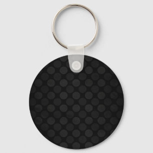 Chaveiro Padrão dos círculos pretos com sombras retrorrefle