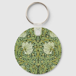 Chaveiro Padrão Floral Vintage William Morris Pimpernel