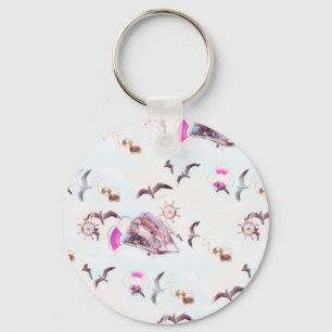 Chaveiro Padrão marinho