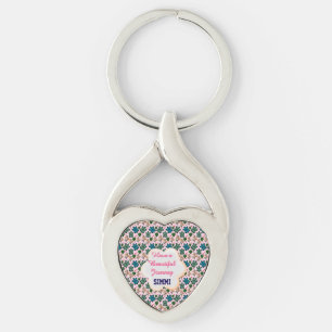 Chaveiro Padrão personalizado de tartaruga
