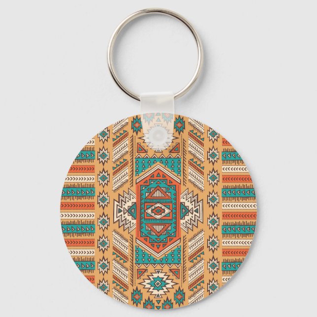 Chaveiro Padrão tribal, perfeito para decoração. (Frente)