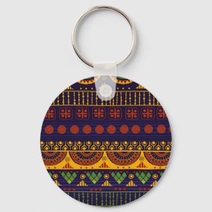 Chaveiro Padrão tribal, versátil para vários usos.