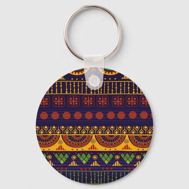 Chaveiro Padrão tribal, versátil para vários usos. (Frente)