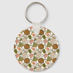 Chaveiro padrão uniforme de fruta padrão da superfície