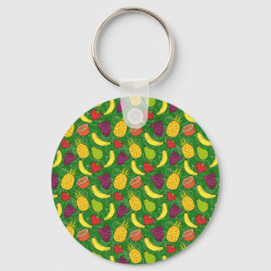 Chaveiro padrão uniforme de fruta Padrão da superfície