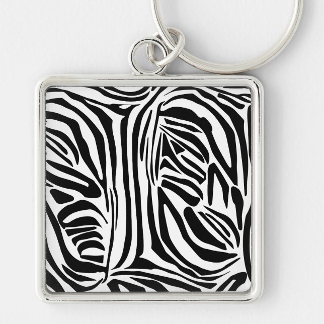 Chaveiro Padrão zebra (Frente)