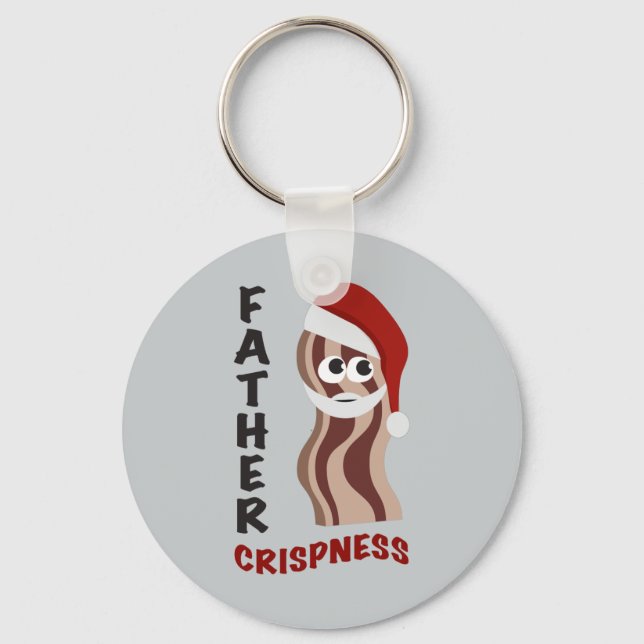 Chaveiro Padre Crispness! Bacon (Frente)