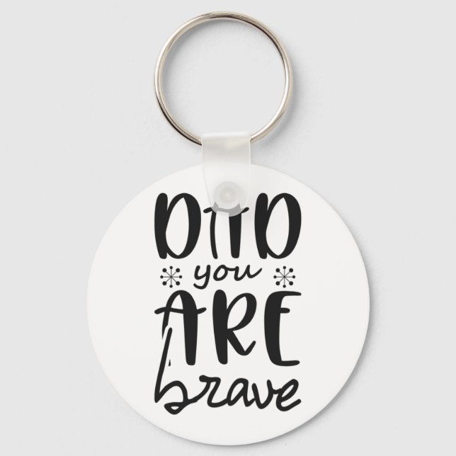 Chaveiro Padre Gift Pai Você É Corajoso (Frente)