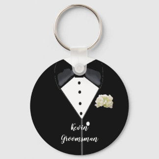 Chaveiro Padrinho de casamento de Casamento Tuxedo