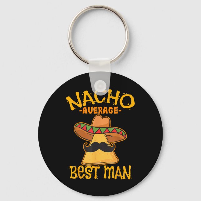 Chaveiro Padrinho de Casamento Não Médio Nacho Cinco De  (Frente)