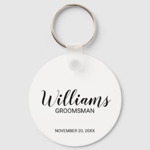 Chaveiro Padrinho de casamento Personalizado de Script Mode