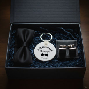 Chaveiro Padrinho Moderno Presente de Casamento Personaliza