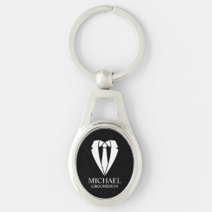 Chaveiro Padrinhos de casamento Personalizados do Traje de