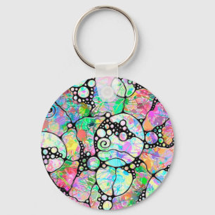 Chaveiro Padrões De Mão E Digitalmente Pintados Artigo 31º