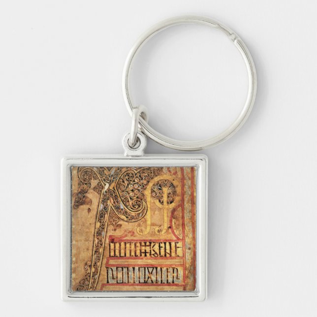 Chaveiro Página inicial dos evangelho de Lichfield, c.720 (Frente)