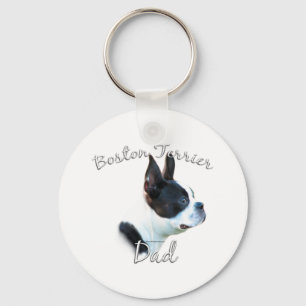 Chaveiro Pai 2 da Boston Terrier