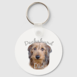 Chaveiro Pai 2 de Dachshund por cabo