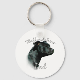 Chaveiro Pai 2 de Staffordshire bull terrier
