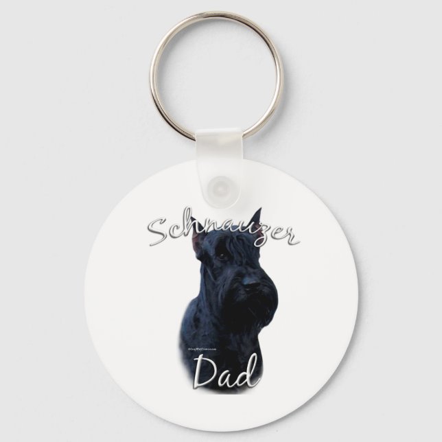Chaveiro Pai 2 Giant Schnauzer (Frente)