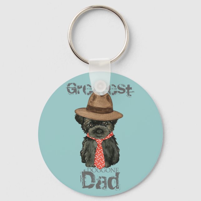 Chaveiro Pai Affenpinscher (Frente)