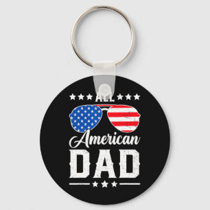 Chaveiro Pai Americano 4 De Julho, Funny Patriotic Usa Matc