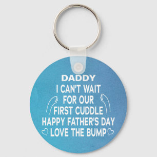 Chaveiro Pai Azul, não posso esperar pela nossa primeira po