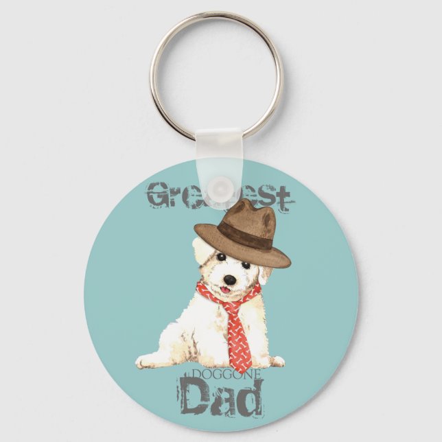 Chaveiro Pai Bichon (Frente)